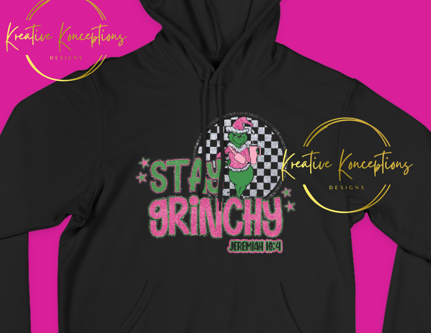 Adult Stay Grinchy Hoodie